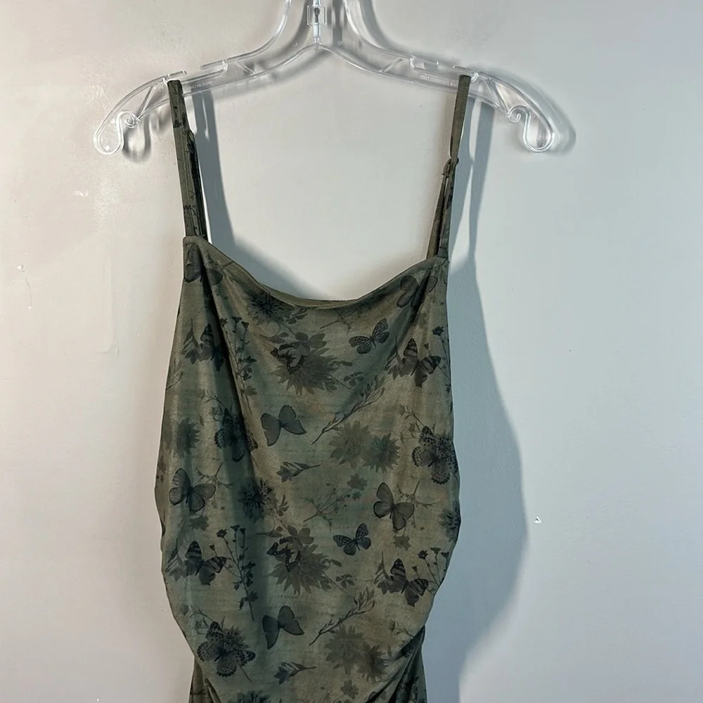 Hot Topic Thorn & Fable Mini Mesh Ruffle Butterfly Dress Size L Juniors - Picture 5 of 12